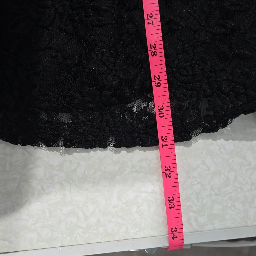 LOVE J Black Lacy Dress‎ Medium - Picture 11 of 11